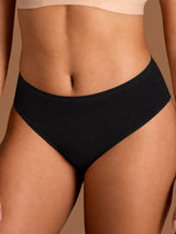 beYOUtiful - Slip alto in cotone elasticizzato extra fine Neri Donna - Ragno