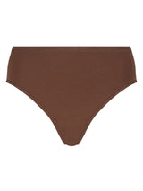 beYOUtiful - Slip alto in cotone elasticizzato extra fine Marroni Donna - Ragno