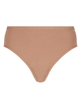 beYOUtiful - Slip alto in cotone elasticizzato extra fine Marroni Donna - Ragno