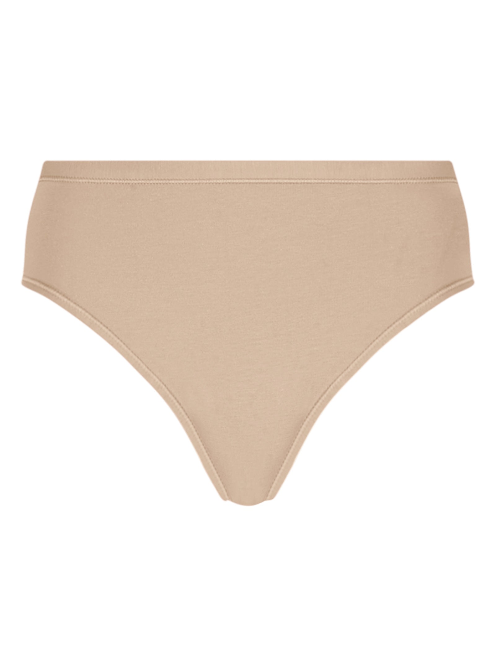beYOUtiful - Slip alto in cotone elasticizzato extra fine Marroni Donna - Ragno