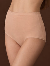 beYOUtiful - Slip maxi in cotone elasticizzato extra fine Marroni Donna - Ragno