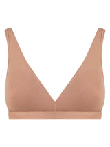 beYOUtiful Bralette - Reggiseno in cotone elasticizzato extra fine Marroni Donna - Ragno