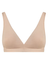 beYOUtiful Bralette - Reggiseno in cotone elasticizzato extra fine Marroni Donna - Ragno