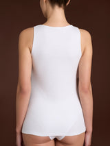 Thermo Cotton - Canottiera a spalla larga in caldo cotone  Neri Donna - Ragno