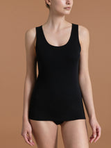 Thermo Cotton - Canottiera a spalla larga in caldo cotone Neri Donna - Ragno
