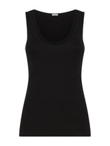 Thermo Cotton - Canottiera a spalla larga in caldo cotone  Neri Donna - Ragno