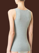 Thermo Cotton - Canottiera a spalla larga in caldo cotone  Neri Donna - Ragno