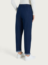 Jeans a carota in 4 Seasons Denim  Blu Donna - Ragno