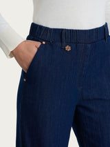 Jeans a carota in 4 Seasons Denim Blu Donna - Ragno