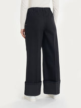 Jeans a Palazzo in 4 Seasons Denim Neri Donna - Ragno