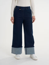 Jeans a Palazzo in 4 Seasons Denim Blu Donna - Ragno