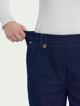 Jeans a Palazzo in 4 Seasons Denim Blu Donna - Ragno