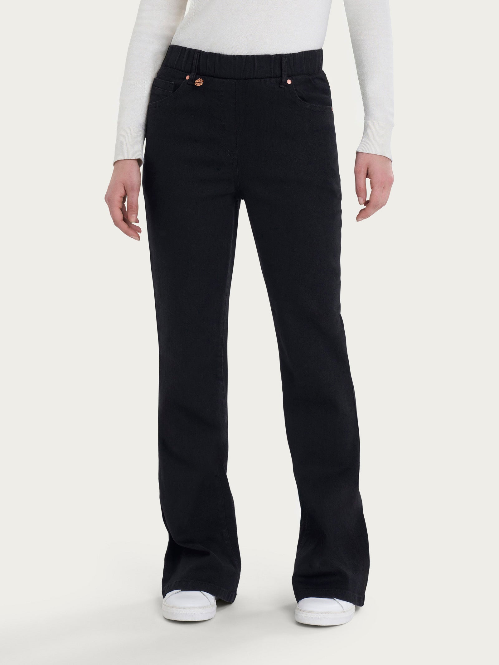 Jeans Flare in 4 Seasons Denim  Neri Donna - Ragno