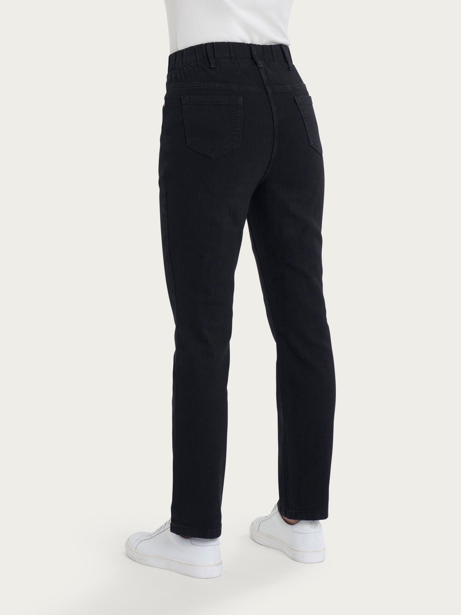Jeans a gamba dritta in 4 Seasons Denim  Neri Donna - Ragno