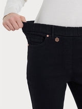 Jeans a gamba dritta in 4 Seasons Denim  Neri Donna - Ragno