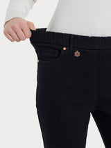 Jeans a gamba dritta in 4 Seasons Denim Neri Donna - Ragno