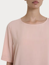 Blusa a manica corta in Ecoseta Rosa Donna - Ragno