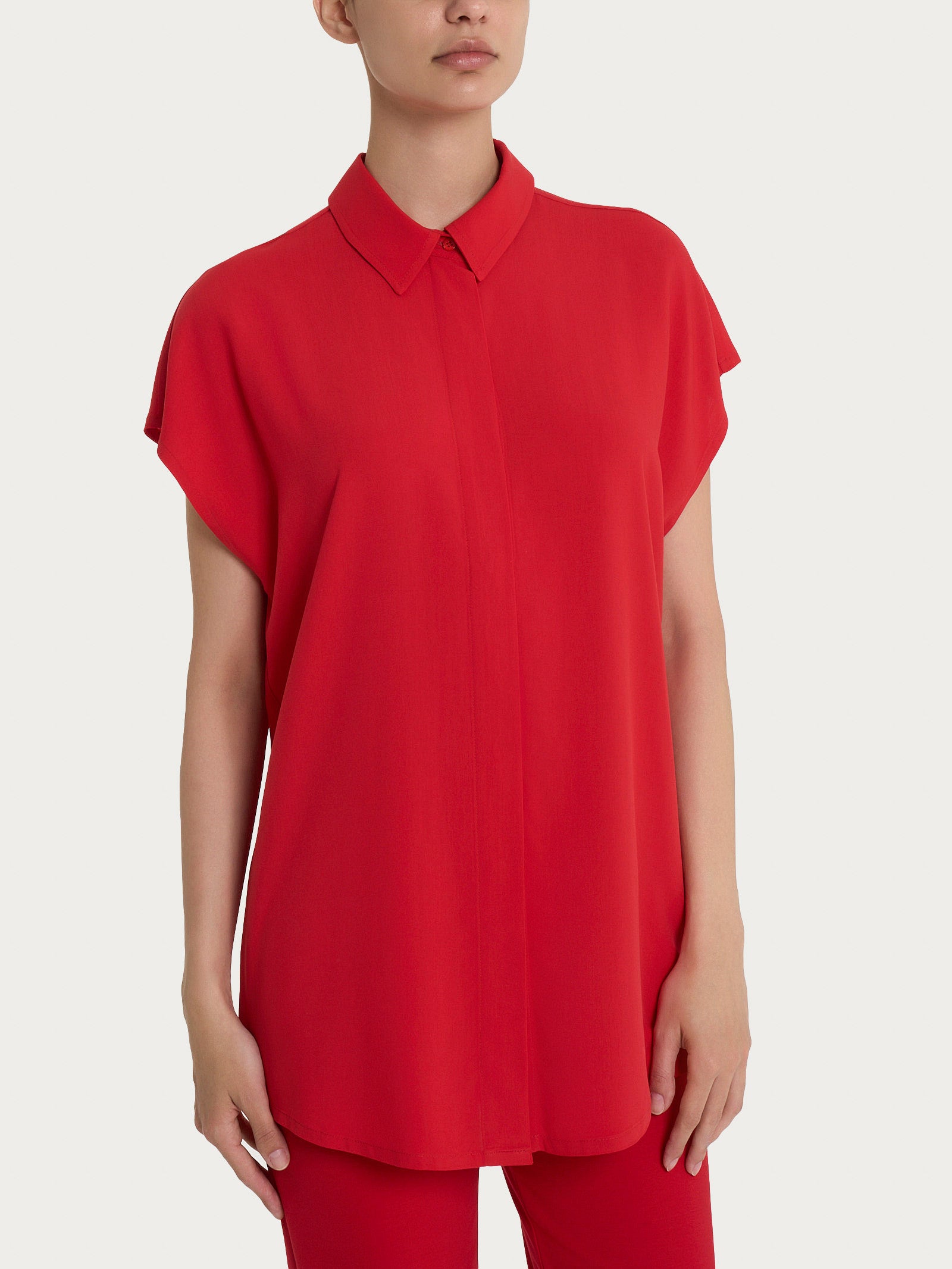 Kimono Donna Camicia Con Maniche A Kimono Camicia Con Manica Corta