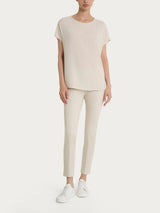 Blusa con manica Kimono in Ecoseta Bianchi Donna - Ragno