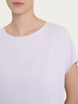 Blusa con manica Kimono in Ecoseta Rosa Donna - Ragno