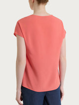 Blusa con manica Kimono in Ecoseta Rosa Donna - Ragno