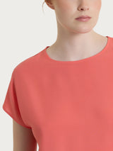 Blusa con manica Kimono in Ecoseta Rosa Donna - Ragno
