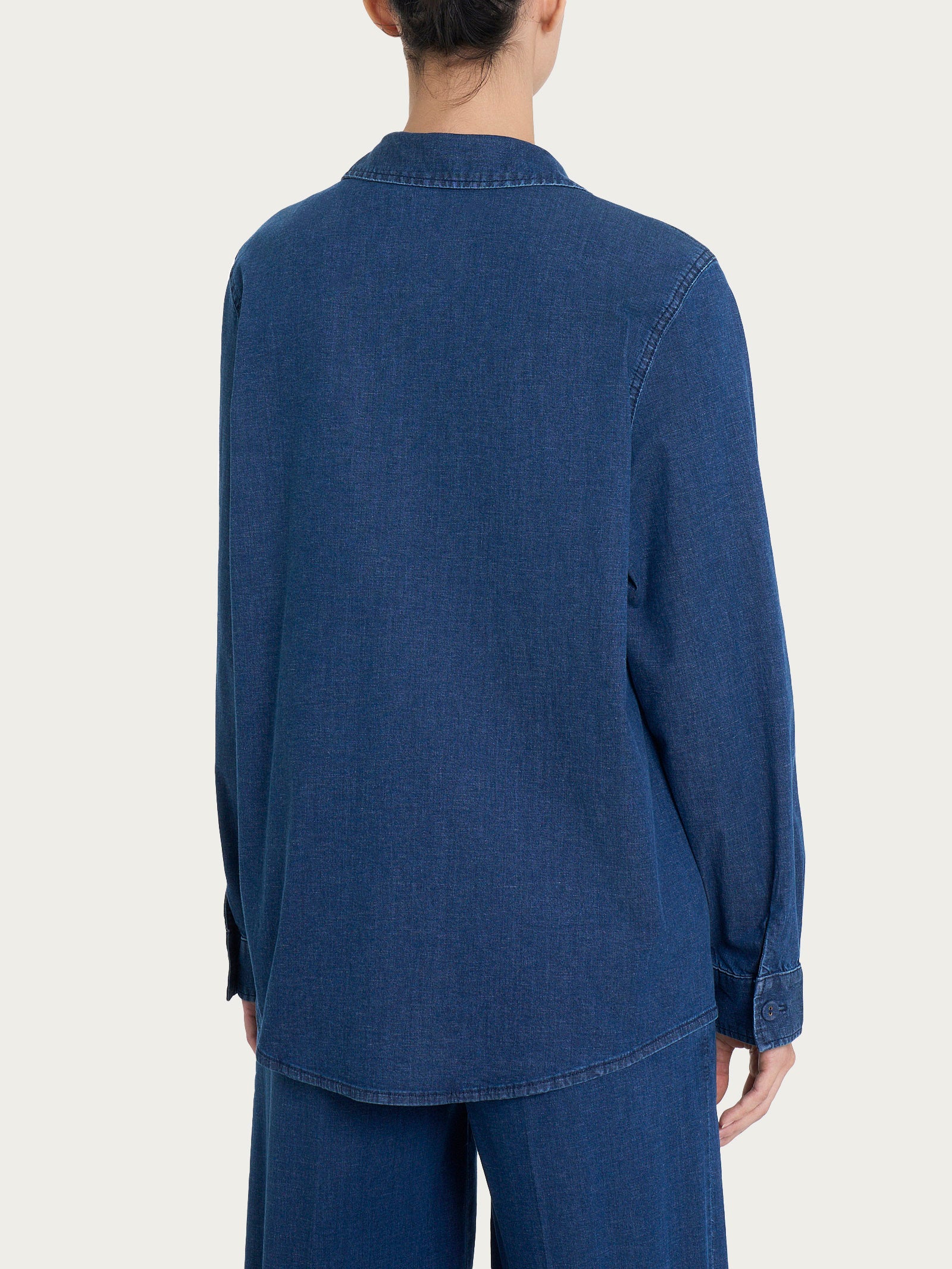 Shacket in Super Light Denim  Viola Donna - Ragno