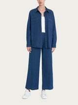 Shacket in Super Light Denim  Viola Donna - Ragno