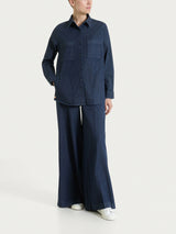 Shacket en Super Light Denim Azul Mujer - Ragno