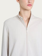 Pigiama a tuta in Eco Cotton Piquet Stretch Bianchi Donna - Ragno