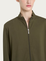 Pigiama a tuta in Eco Cotton Piquet Stretch Verdi Donna - Ragno