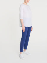 Maglietta con manica 3/4 kimono in Misto Viscosa Bianchi Donna - Ragno