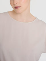 Maglietta con manica 3/4 kimono in Misto Viscosa Bianchi Donna - Ragno
