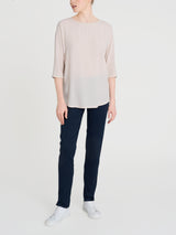 Maglietta con manica 3/4 kimono in Misto Viscosa Bianchi Donna - Ragno