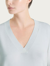 Maglia con scollo a V e con manica 3/4 in Summertime Grigi Donna - Ragno