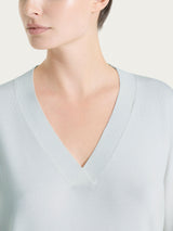 Maglia con scollo a V e con manica 3/4 in Summertime Grigi Donna - Ragno