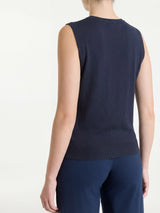 Smanicato corto in Summertime Blu Donna - Ragno