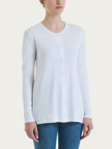 Cardigan aperto con bottoni in Summertime Bianchi Donna - Ragno