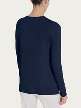 Cardigan aperto con bottoni in Summertime Blu Donna - Ragno