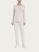 Cardigan aperto con bottoni in Summertime Bianchi Donna - Ragno
