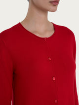 Cardigan aperto con bottoni in Summertime Rossi Donna - Ragno