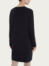 Cardigan lungo aperto in Summertime Neri Donna - Ragno