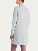 Cardigan lungo aperto in Summertime Grigi Donna - Ragno