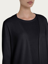 Cardigan aperto in Summertime Neri Donna - Ragno