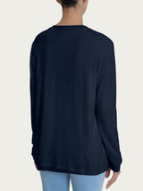 Cardigan aperto in Summertime Blu Donna - Ragno