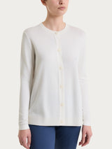 Cardigan con bottoni in Summertime Bianchi Donna - Ragno