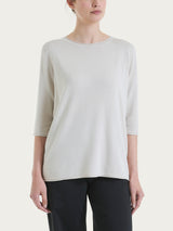 Maglia girocollo con manica 3/4 in Summertime Bianchi Donna - Ragno