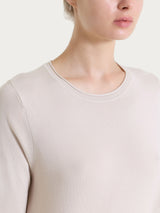 Maglia girocollo con manica 3/4 in Summertime Bianchi Donna - Ragno