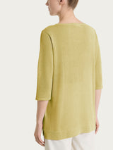 Maglia con manica 3/4 in Crêpe Lurex Verdi Donna - Ragno