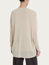 Cardigan in Crêpe Lurex Bianchi Donna - Ragno